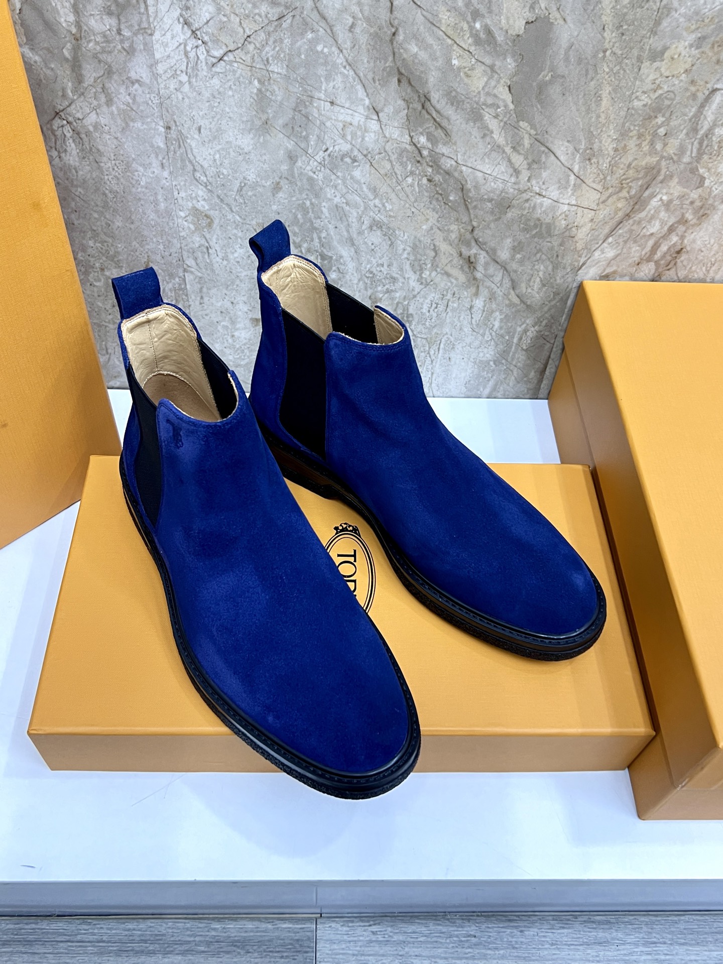 Tod's Men's Suede Anklet Boots