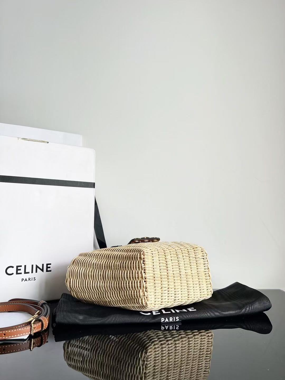 Celine woven handbag crossbody