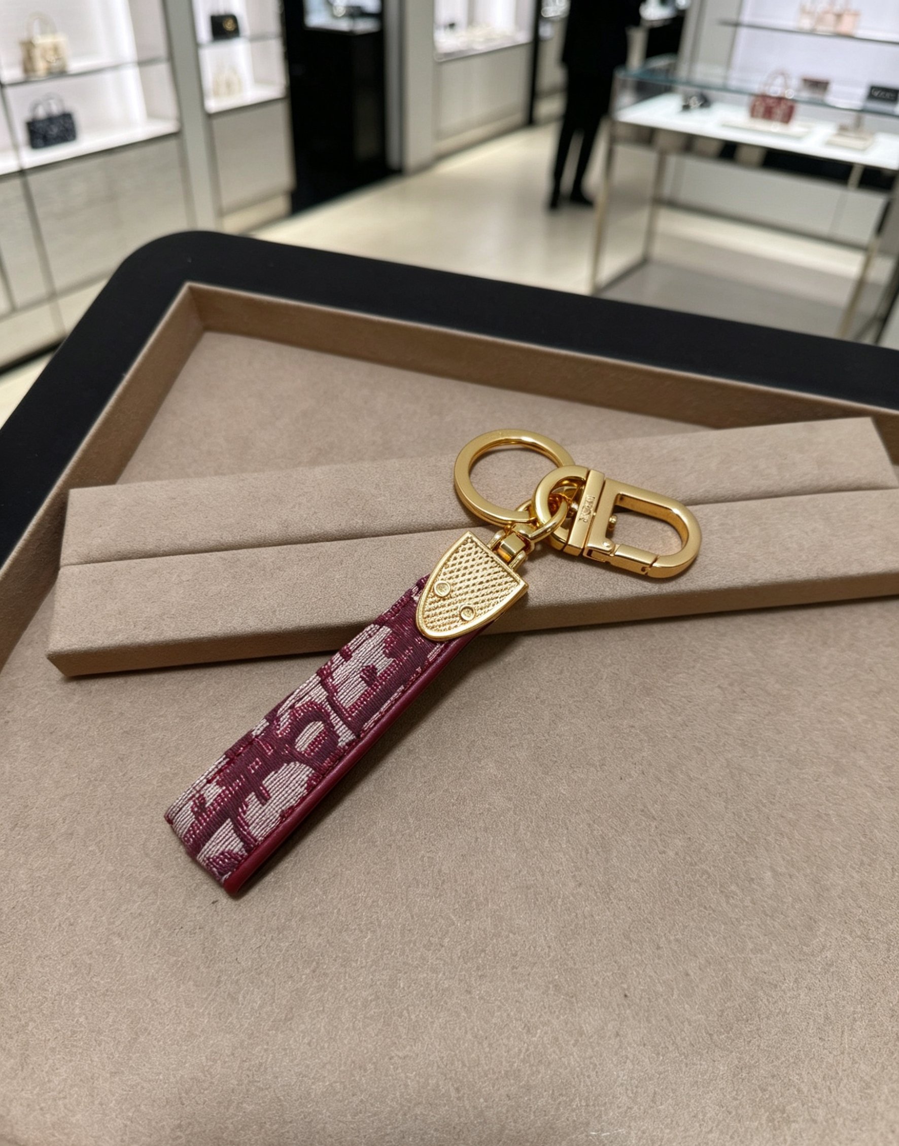 Dior Oblique Keychain