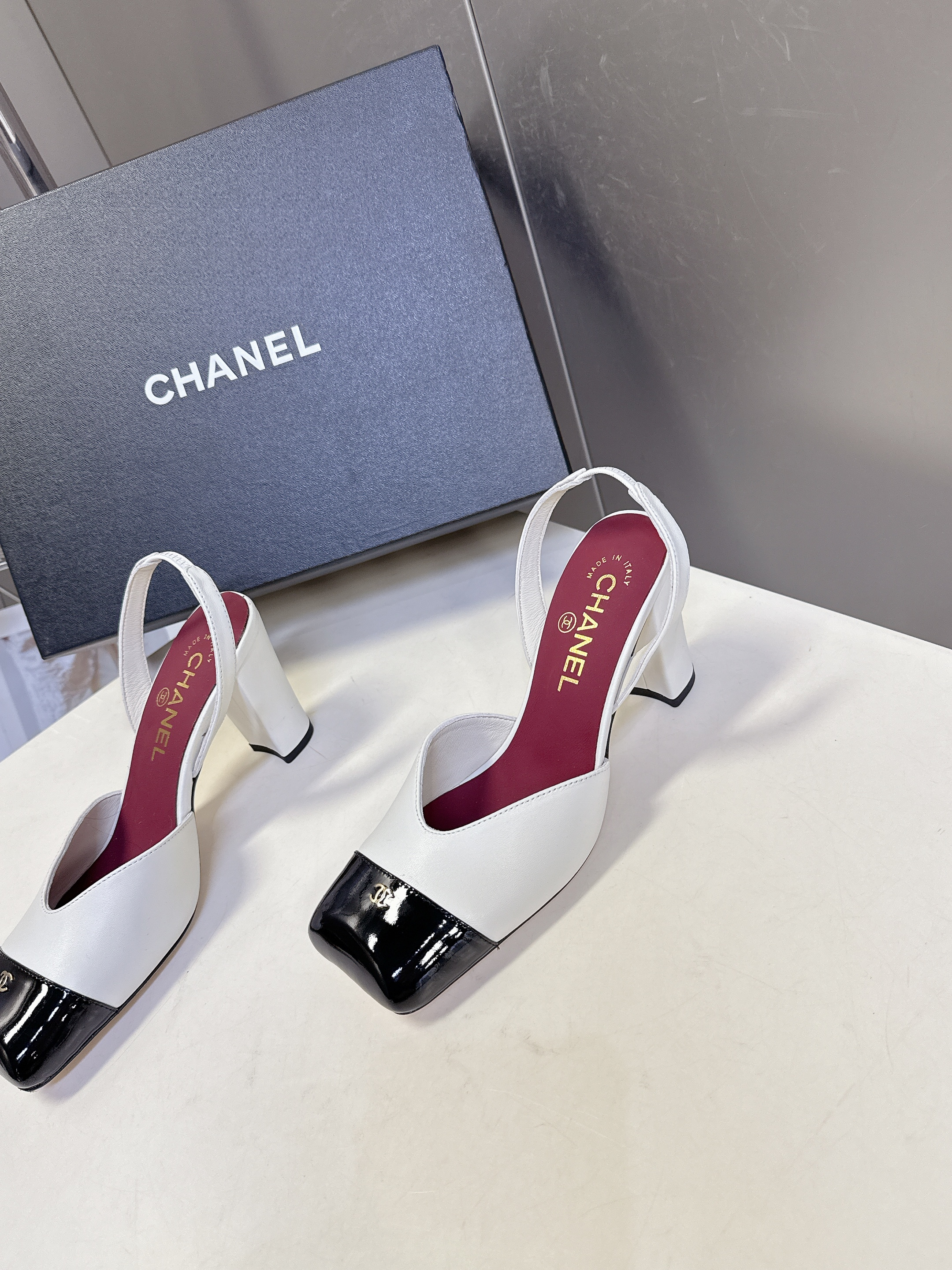 Chanel Leather Slingback