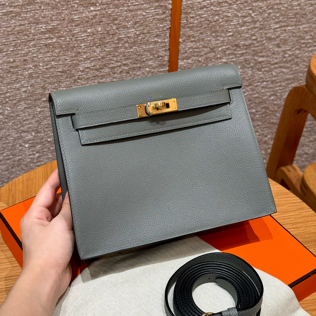 Hermes Etain Evercolor Kelly Danse II