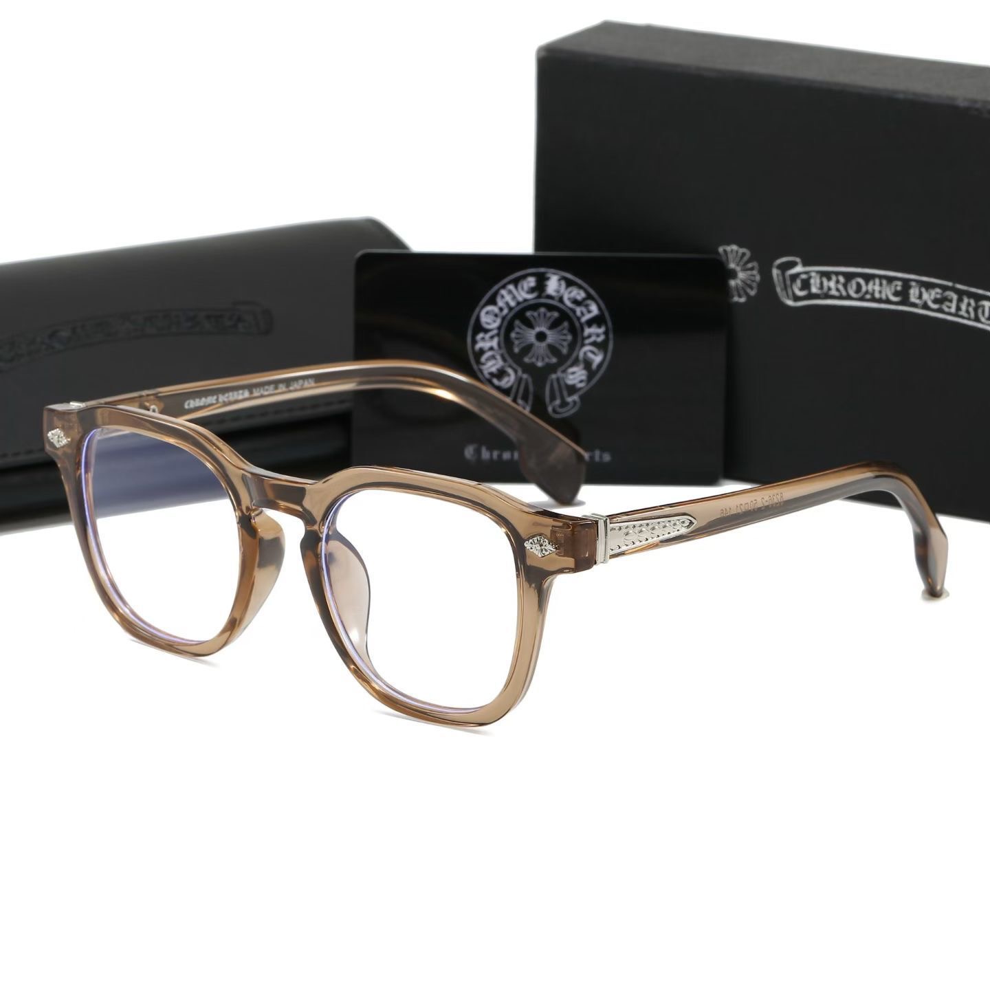 Chrome Hearts Gothic Silver Accent Optical Frames - KAIROO