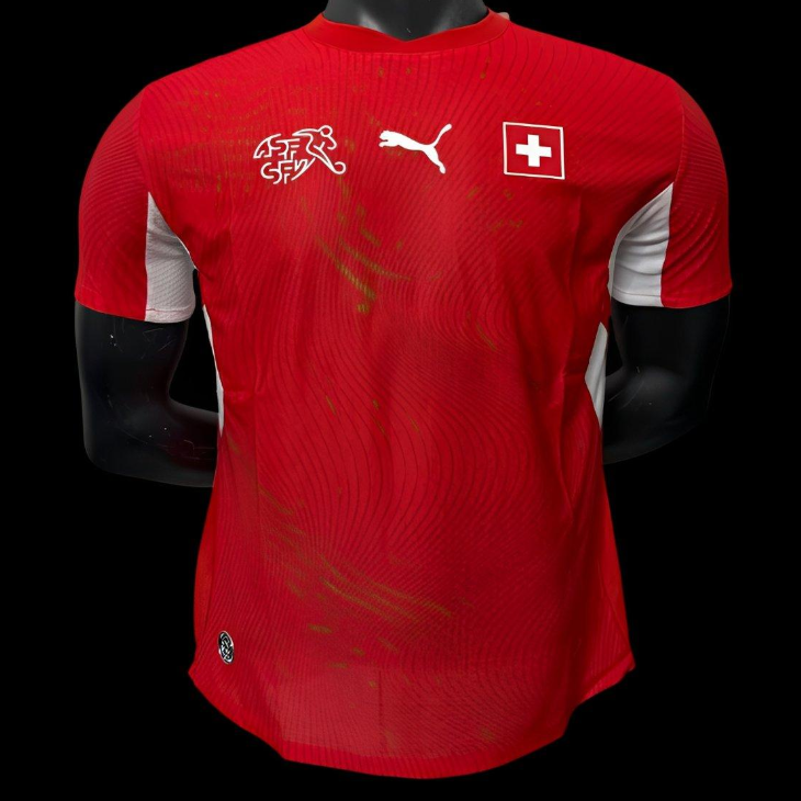 Player 2026 Mens Switzerland World Cup Home Jersey S-XXL