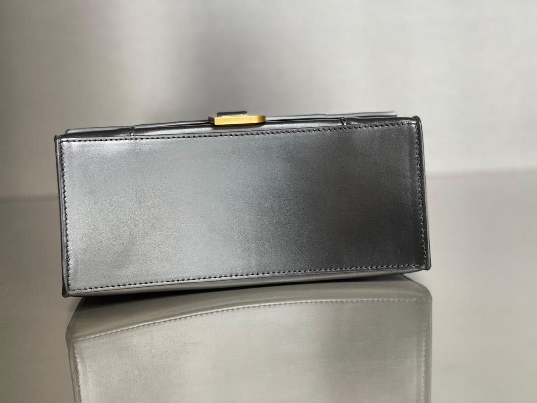 Balenciaga Hourglass Handbag Small in Black