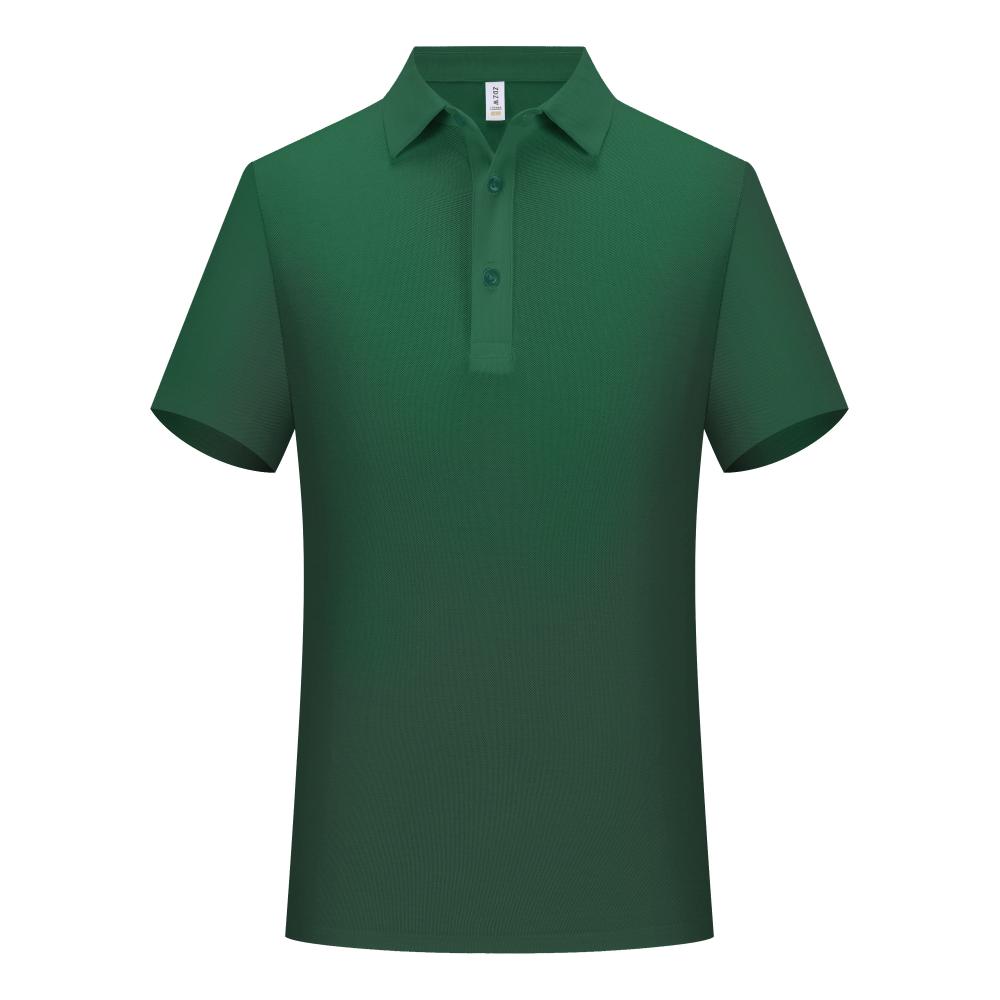 Camisa polo casual de cor sólida com roupas personalizadas