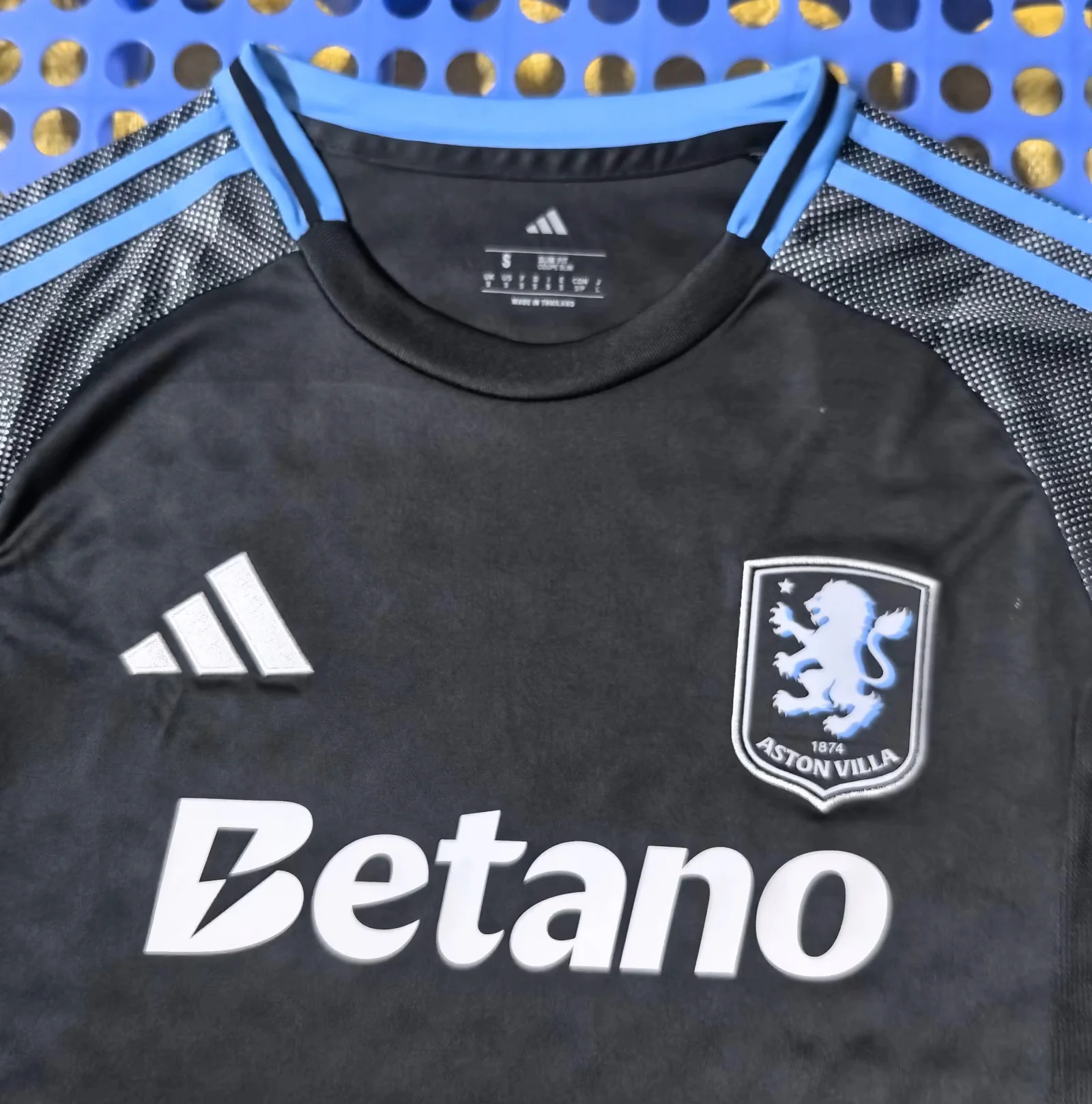 2024/2025 Aston Villa Black Football Shirt 1:1 Thai Quality