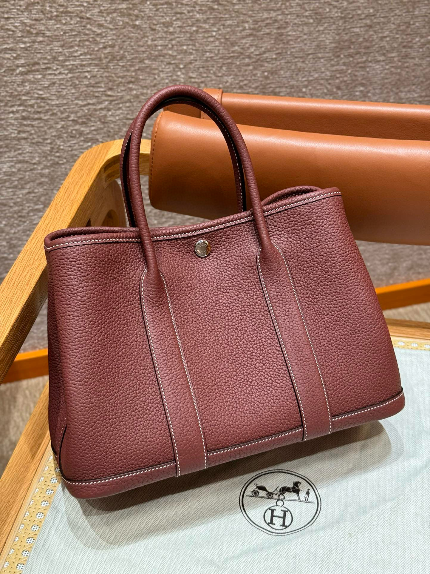 Hermes Rouge H Negonda Garden Party 30 TPM