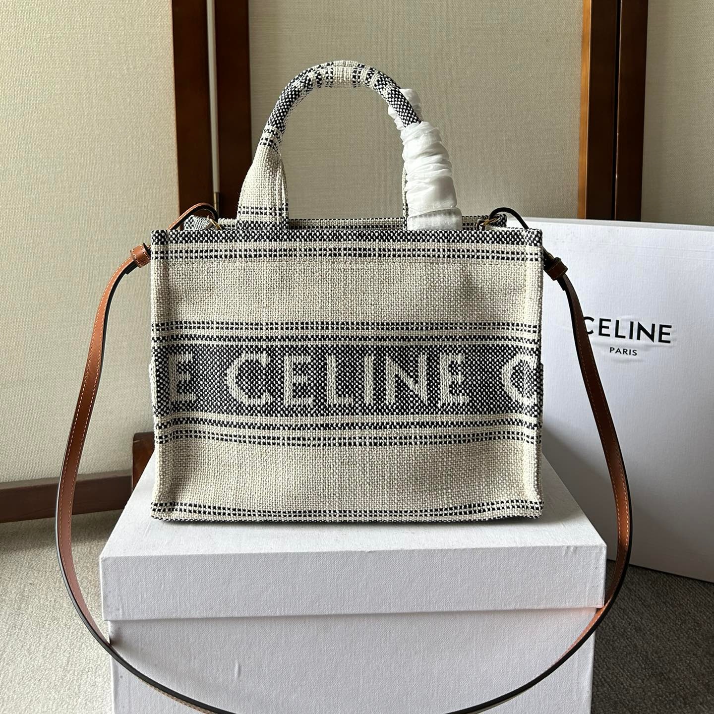 Celine Bag CABAS THAIS  Canvas 199162 ( 10A Mirror Version)
