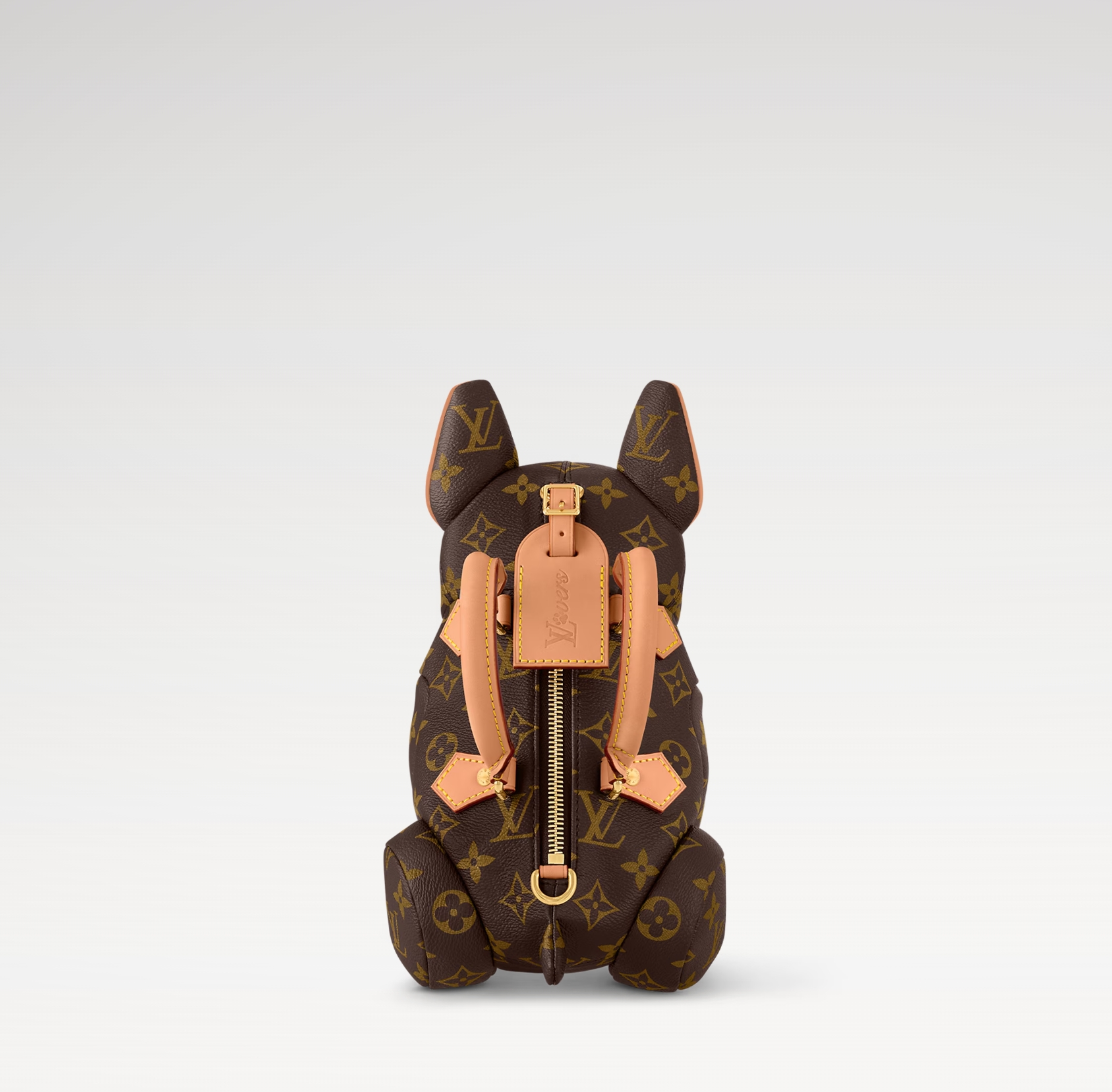 Louis Vuitton LV new French bulldog shaped handbag shoulder bag