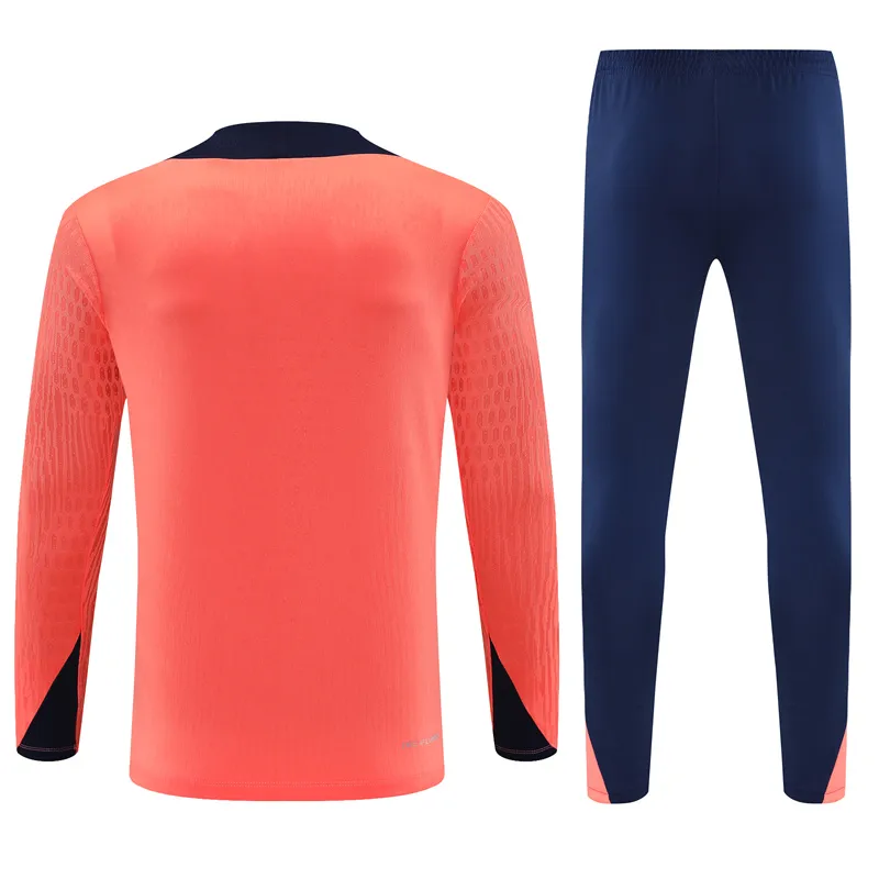 Adult/ Kids 2425 Barcelona half zipper Training suit 0C2A1203