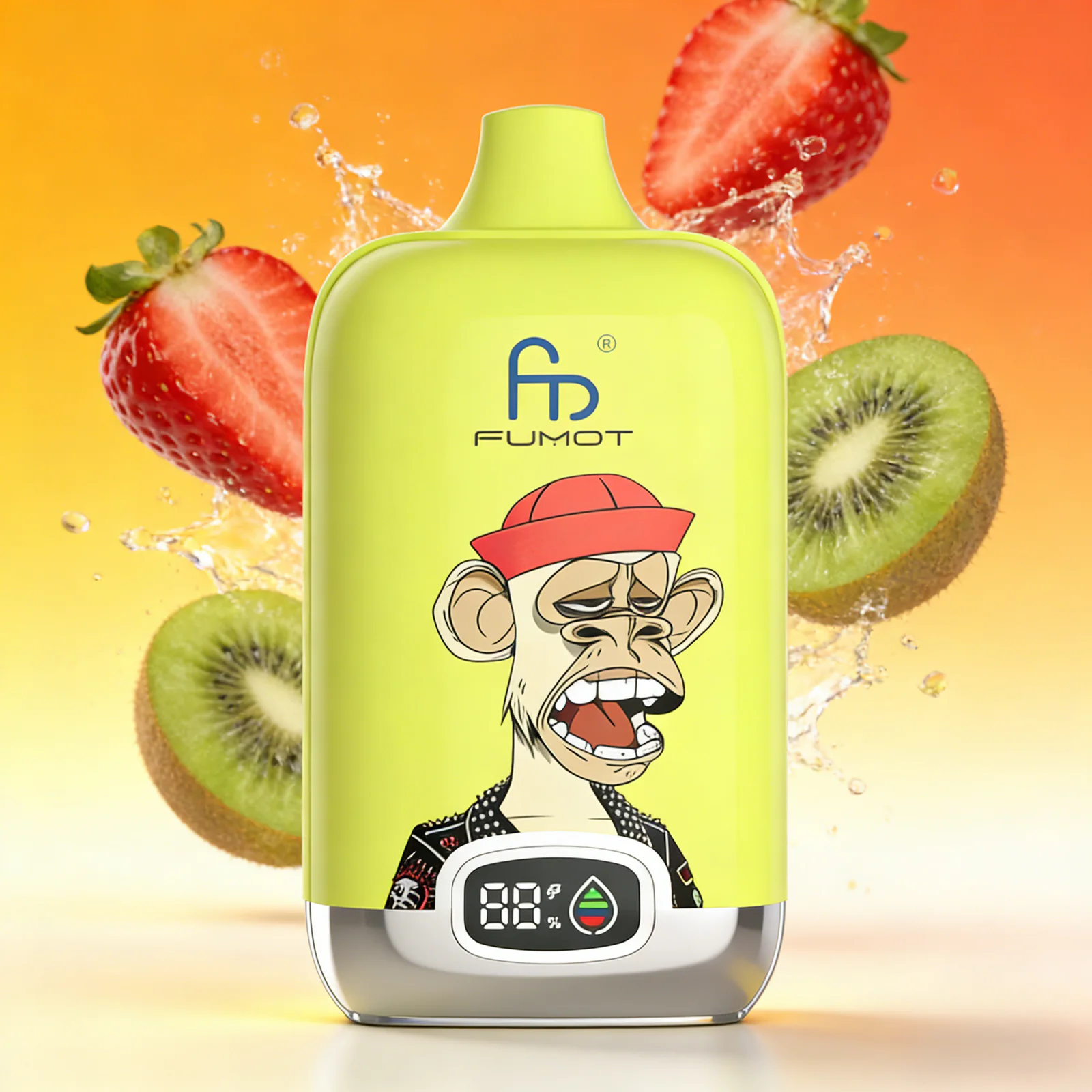 FUMOT Digital Box 12K Disposable Vape – Strawberry Kiwi - Vaba Vape-Shop