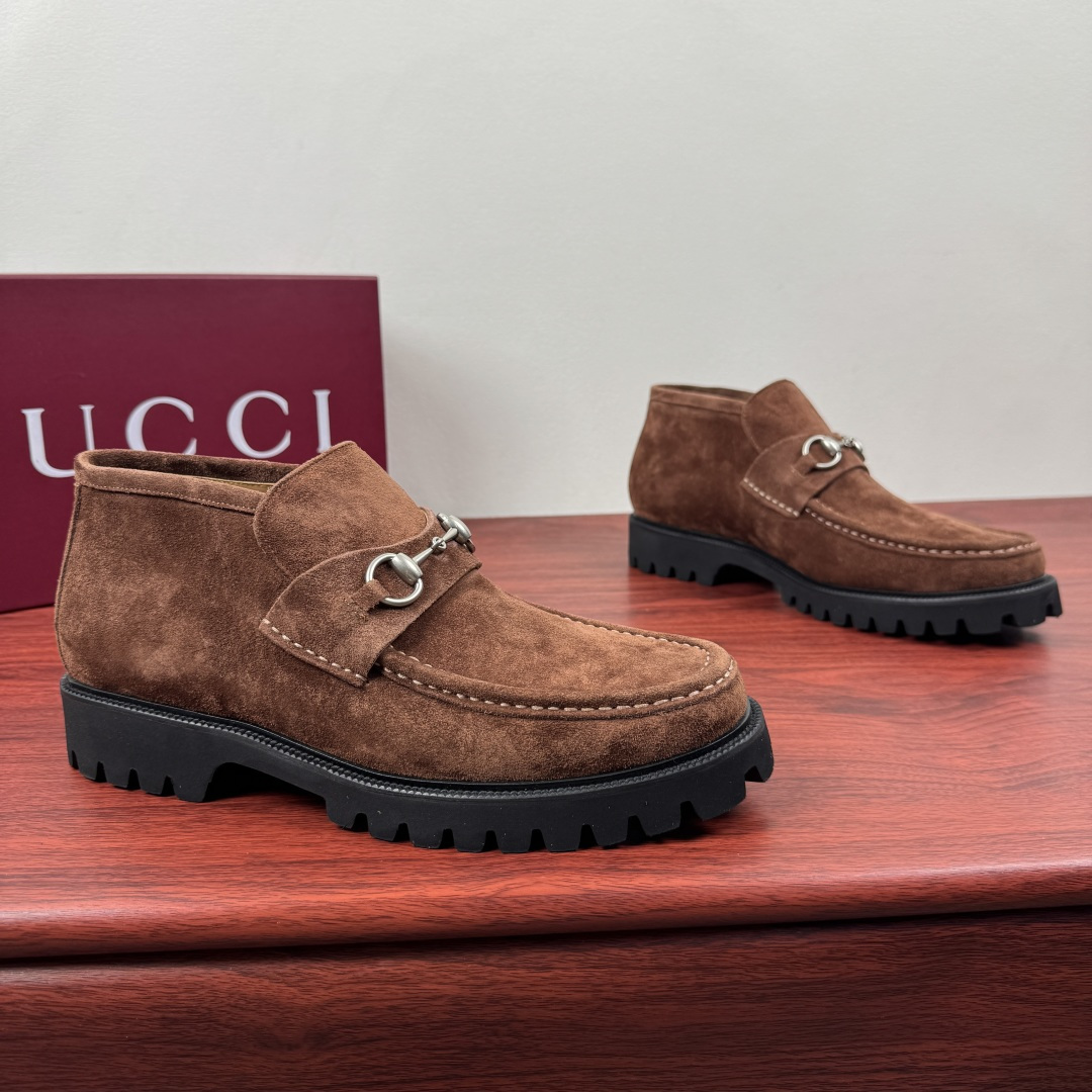 Men's Gucci ankle boot with Horsebit