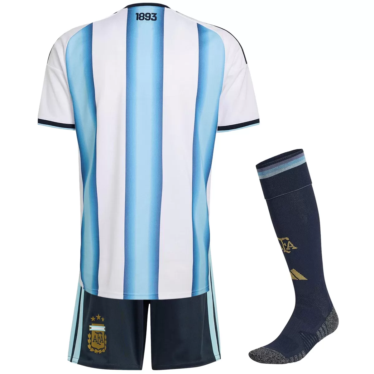 Kids Argentina Home Jersey Suit & Socks World Cup 2026