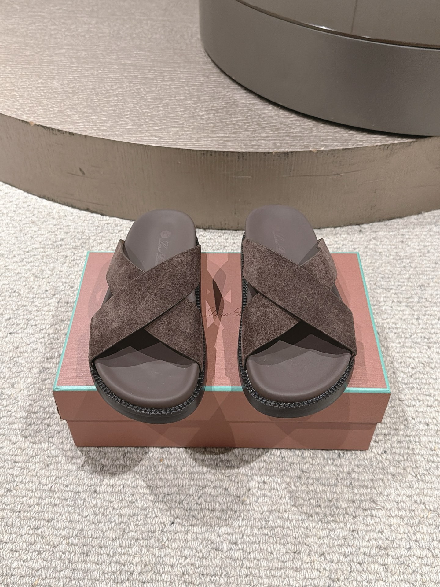 Loro Piana Men's Suede Sandal