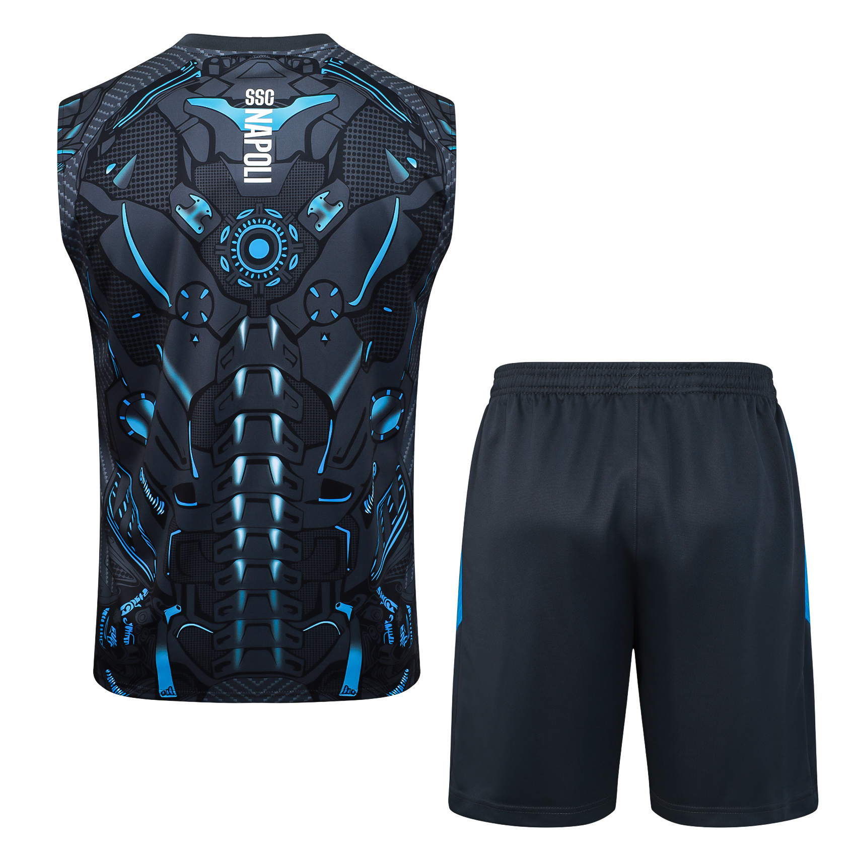 Naples 25/26 Sleevesless Training Suit Gray