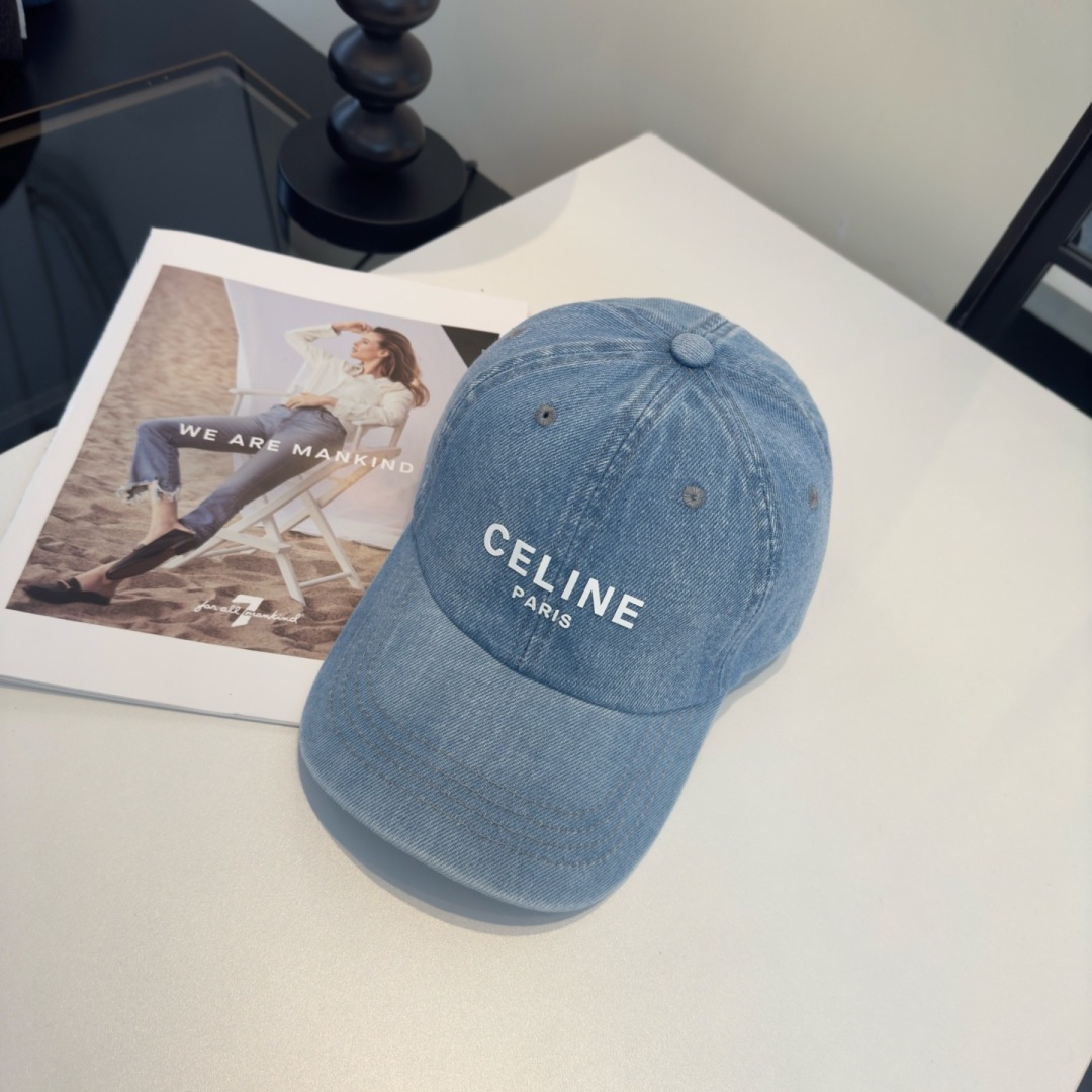 Celine Denim Baseball Cap