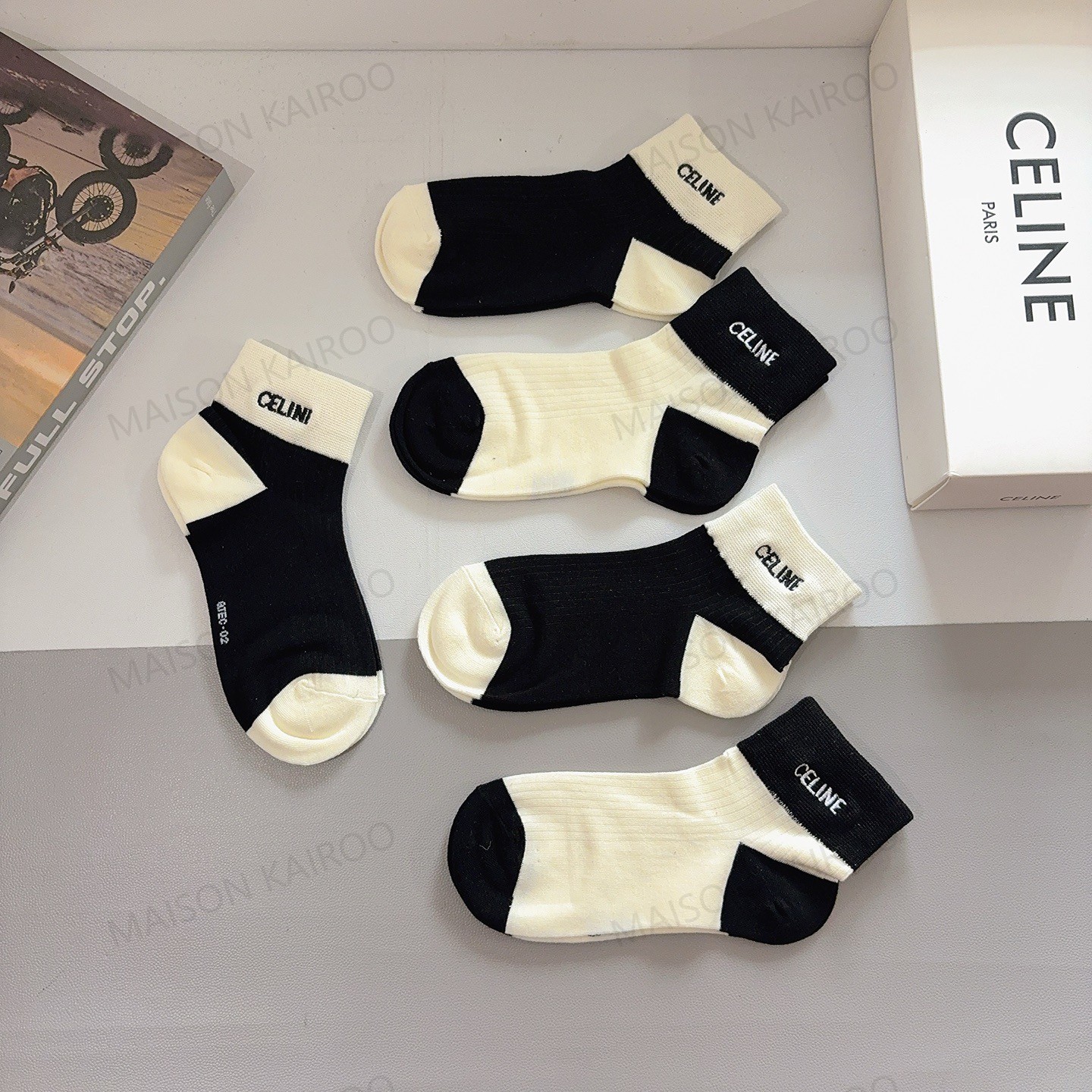 Celine Socks 5-Pack - KAIROO