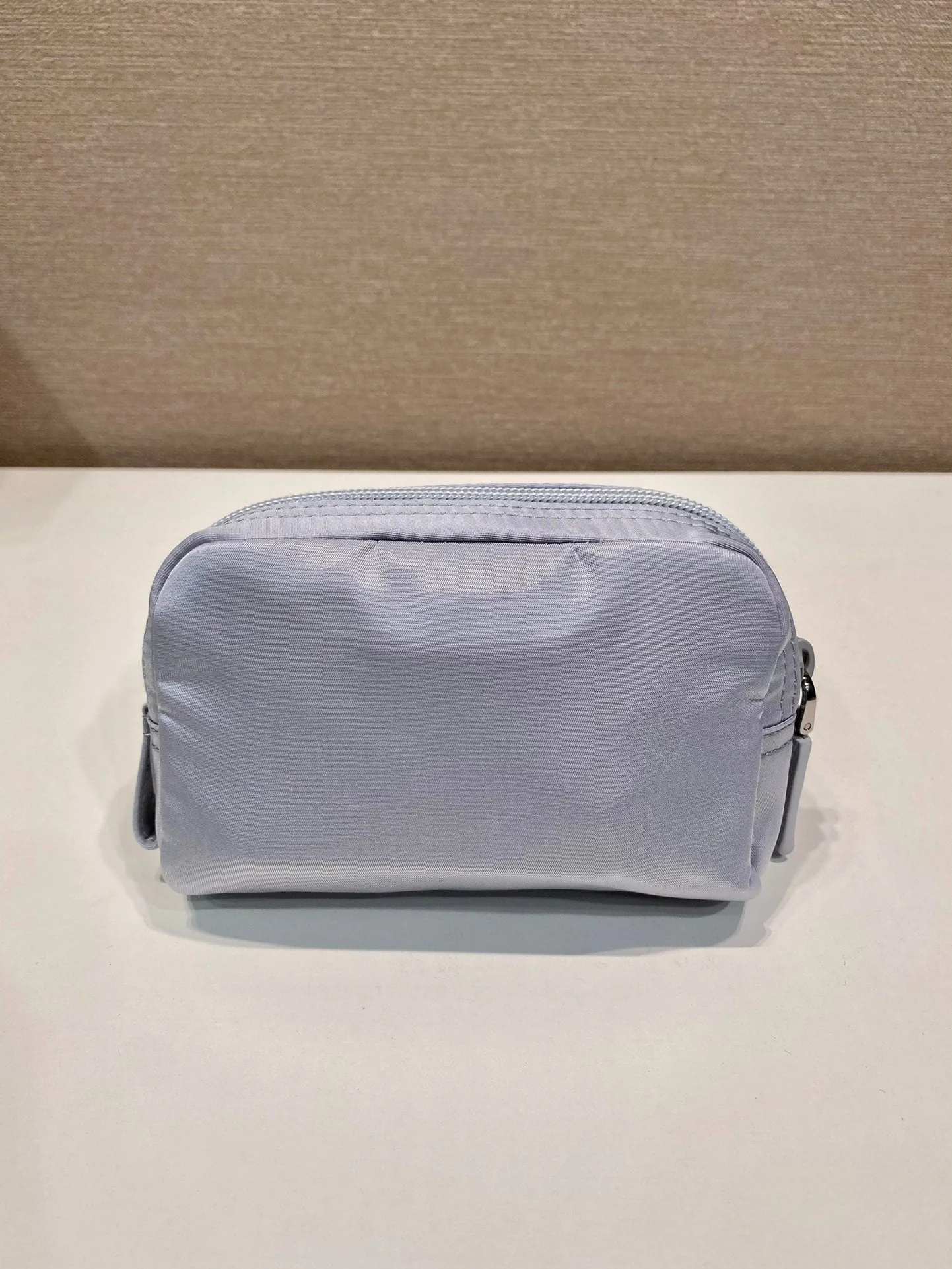 Prada Wallets CLUTCH 12 IN LIGHT GREY RE-NYLON
