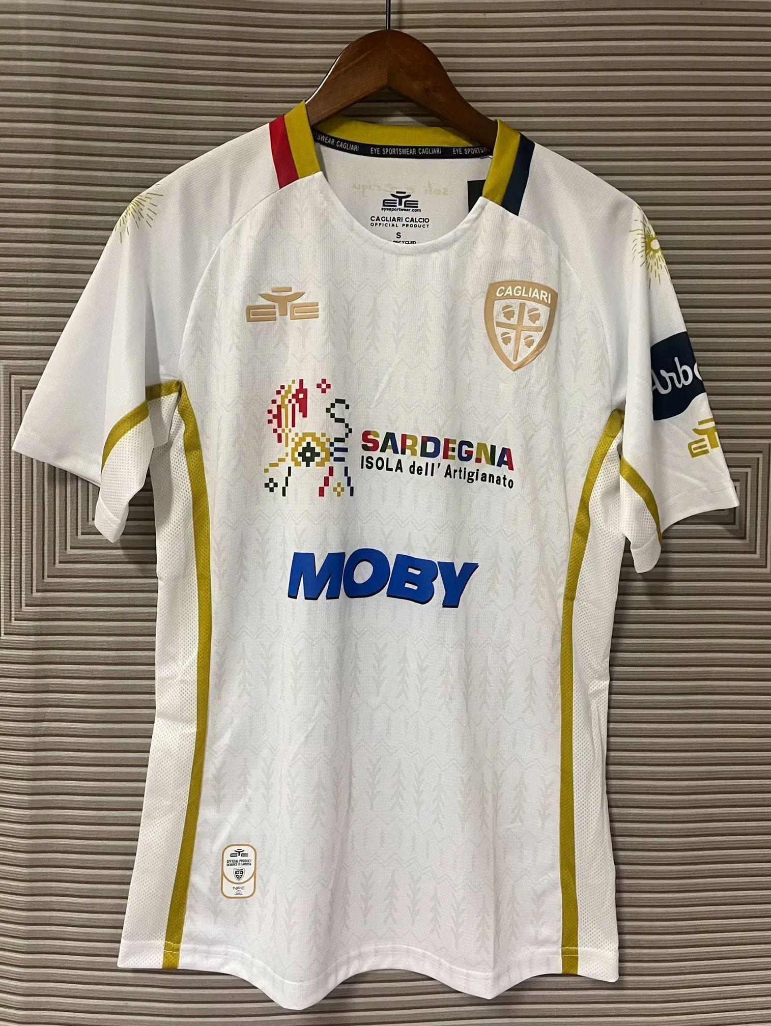 Cagliari Calcio 24/25 White Kit S-XXL