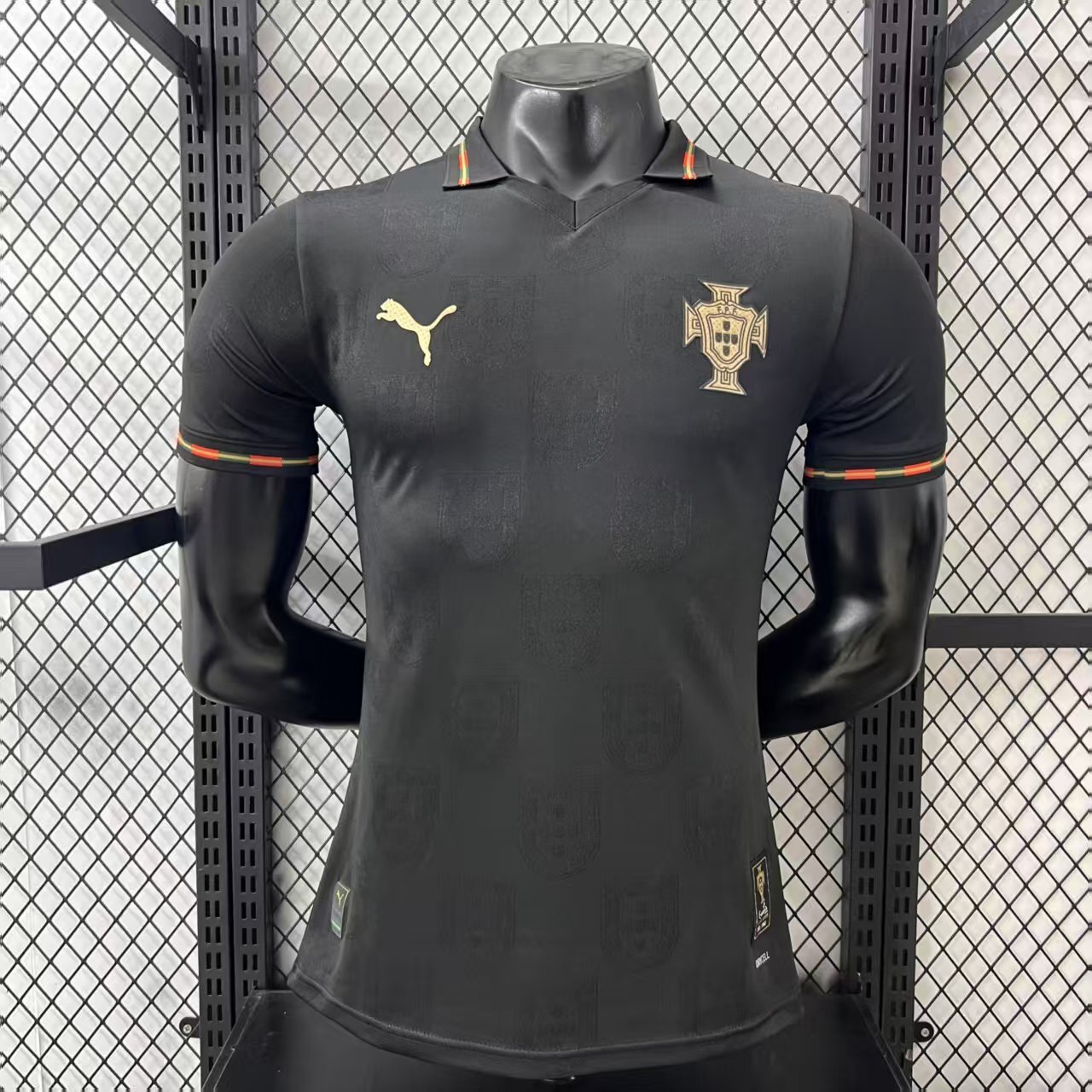 Player Version Portugal* Puma 2026 Black Jersey S-4XL