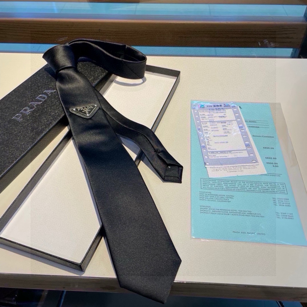 Prada Men's Silk Neck Tie