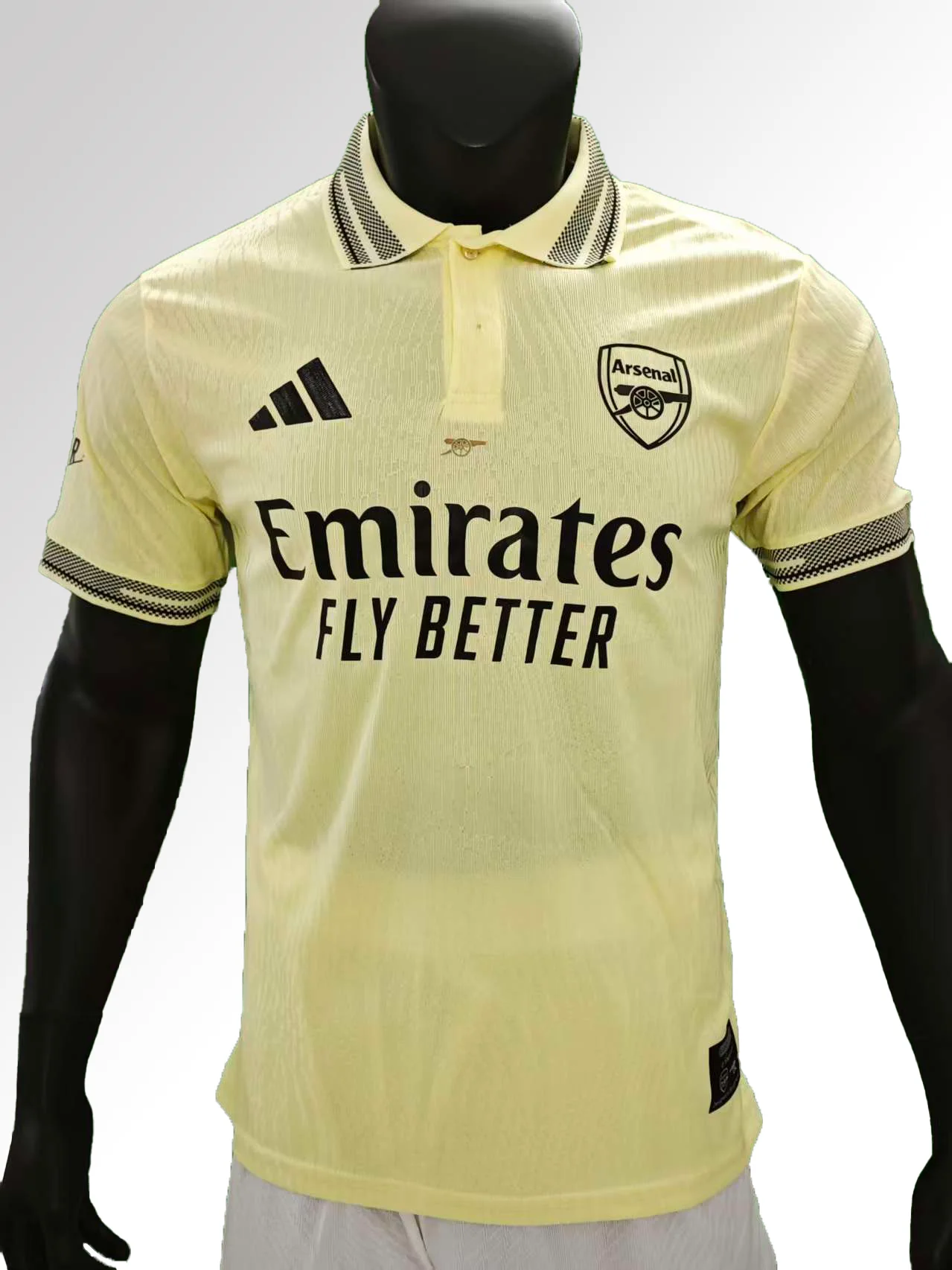 2025-26 Player Version Arsenal Yellow Football Shirt 1:1 Thai Quality