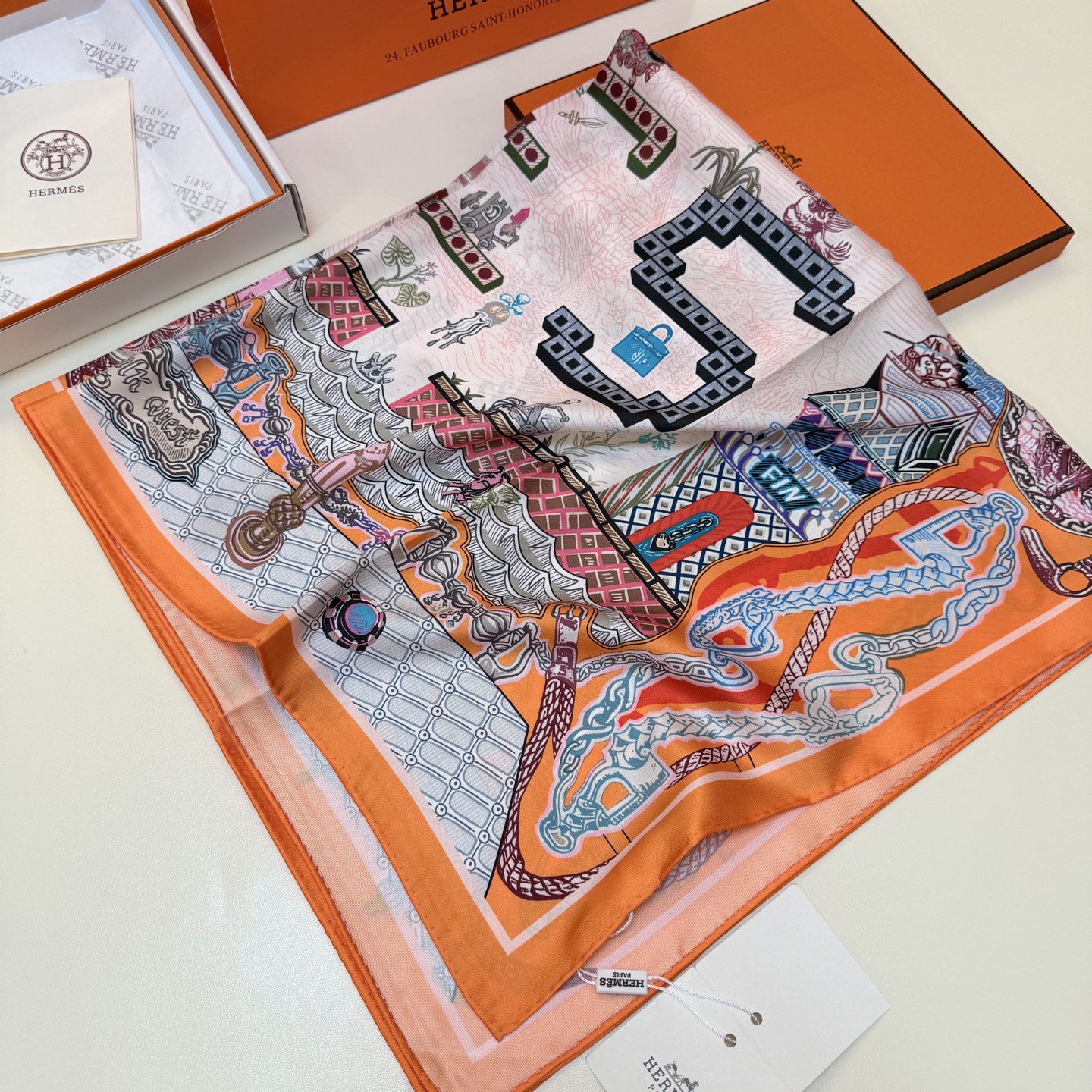 Hermes Silk Square 90