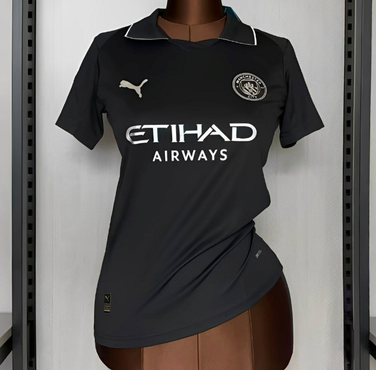 Female 25/26 Manchester City Black Jersey S-XXL