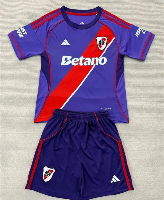 Kids River Plate Third Suit 26/27 | Soc Jersey - Premium Football Jersey