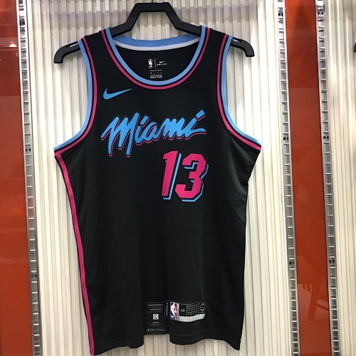 Miami Heat's top laner, number 13, Bam Adebayo
