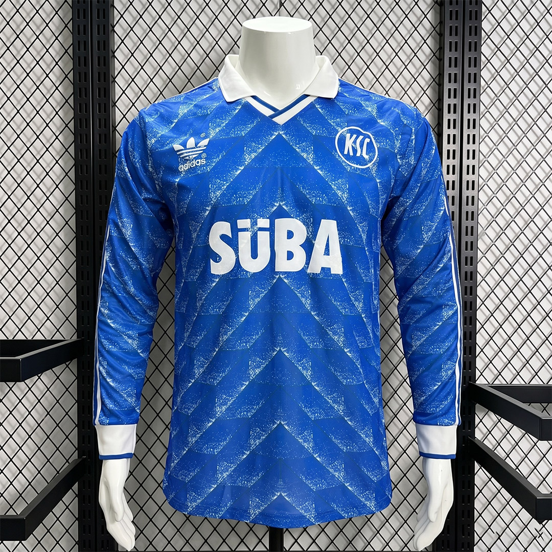 Karlsruher SC  89/90 Home Jersey Long Sleeves S-XXL
