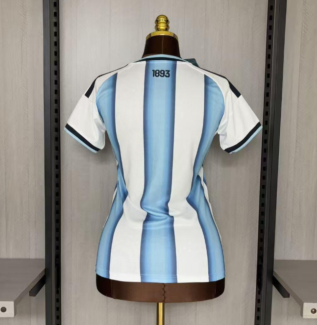 Female 2026 Argentina Home Fan Jersey S-2XL