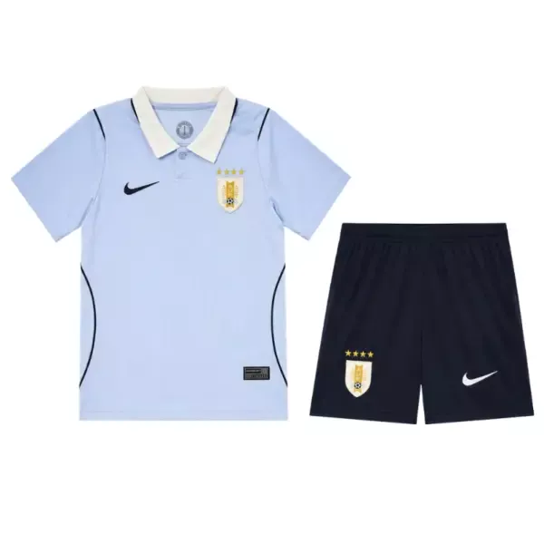 Kids Uruguay Home Jersey Suit World Cup 2026