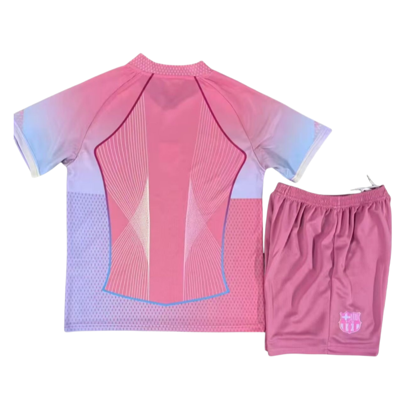 pink Barcelona Special Edition Kits Jersey+Shorts 25-26