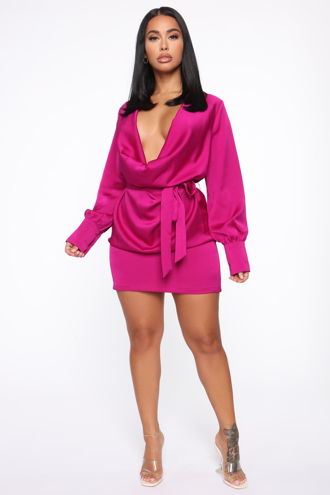 I'm The One Mini Dress - Magenta