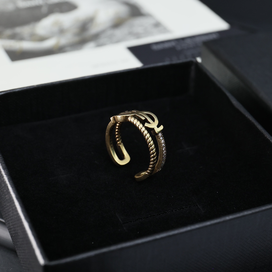 Saint Laurent YSL Open ring