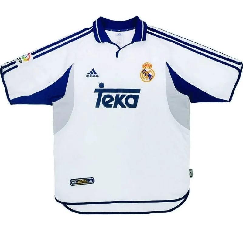 Real Madrid Retro Jersey Home Shirt 2000-01