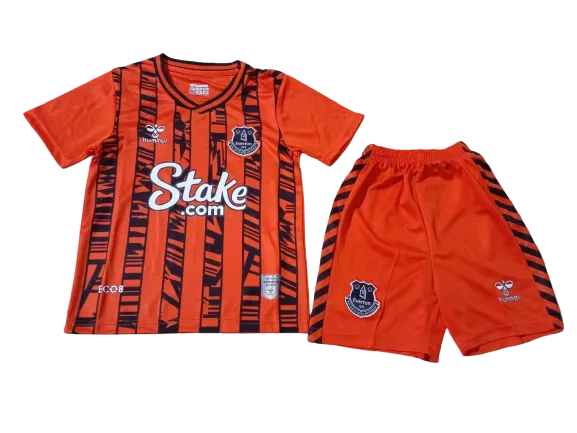 Kids Everton Away Kit Jersey+Shorts 2023/24