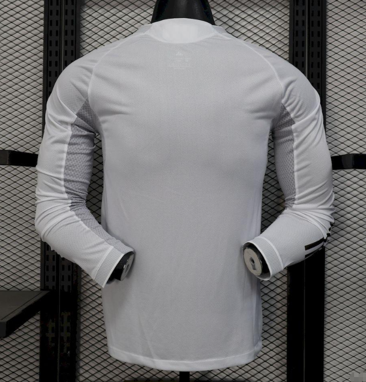 2025/26 Player Version Real Madrid Home Long Sleeves Jersey S-3XL