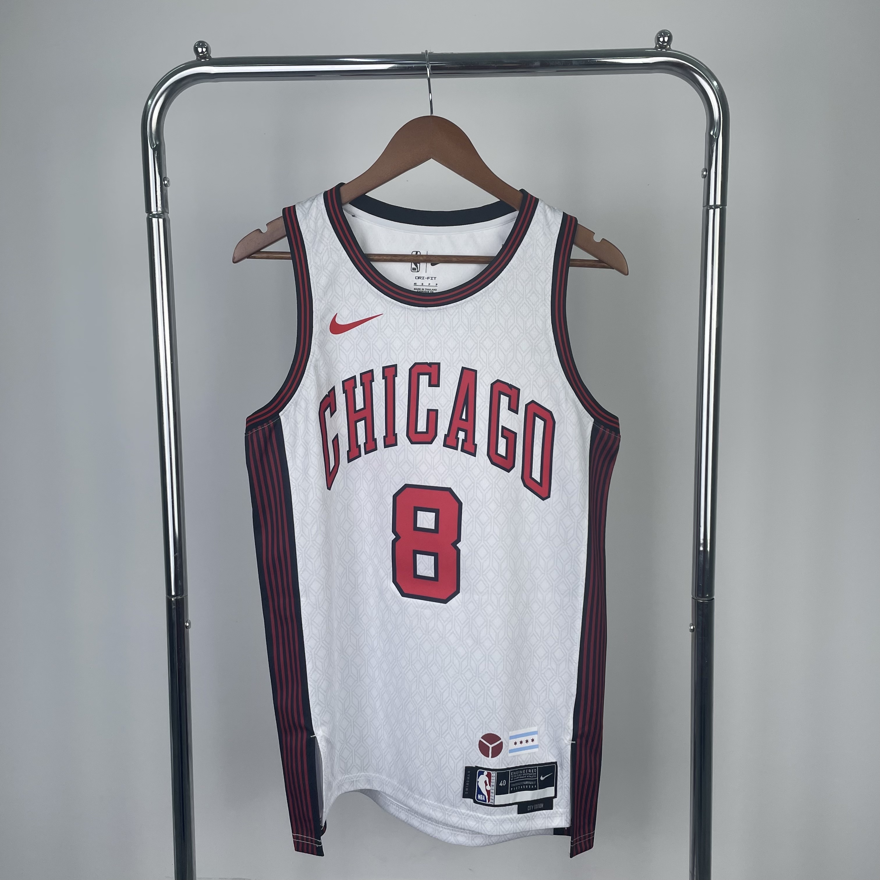 23 Season Chicago Bulls City Edition Jersey No.8