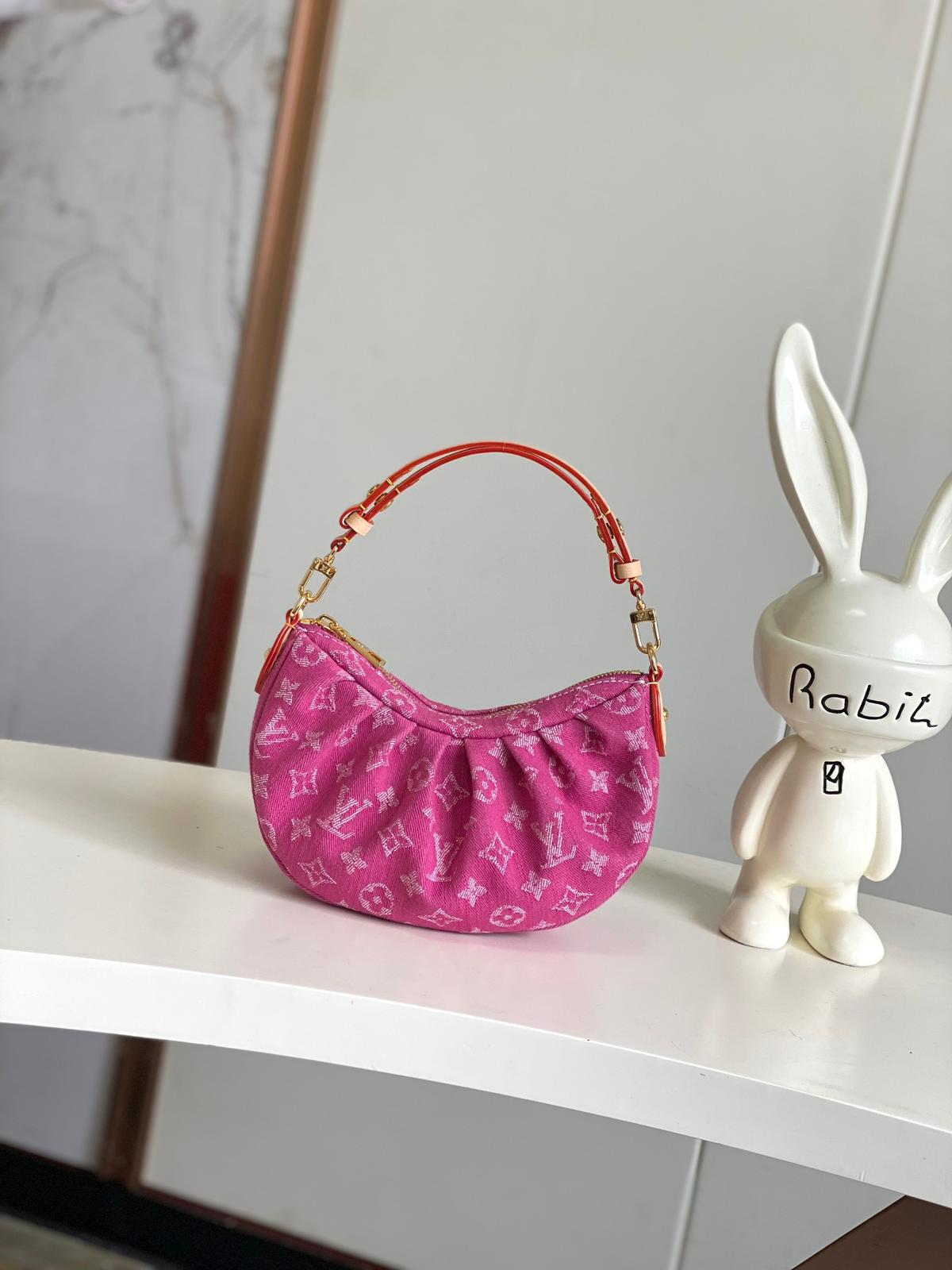 Louis Vuitton LV Pochette Valley handbag denim bag