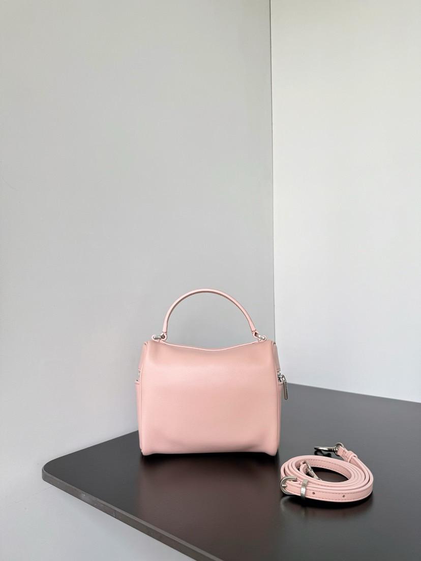 Balenciaga Rodeo Vanity in Suede Pink