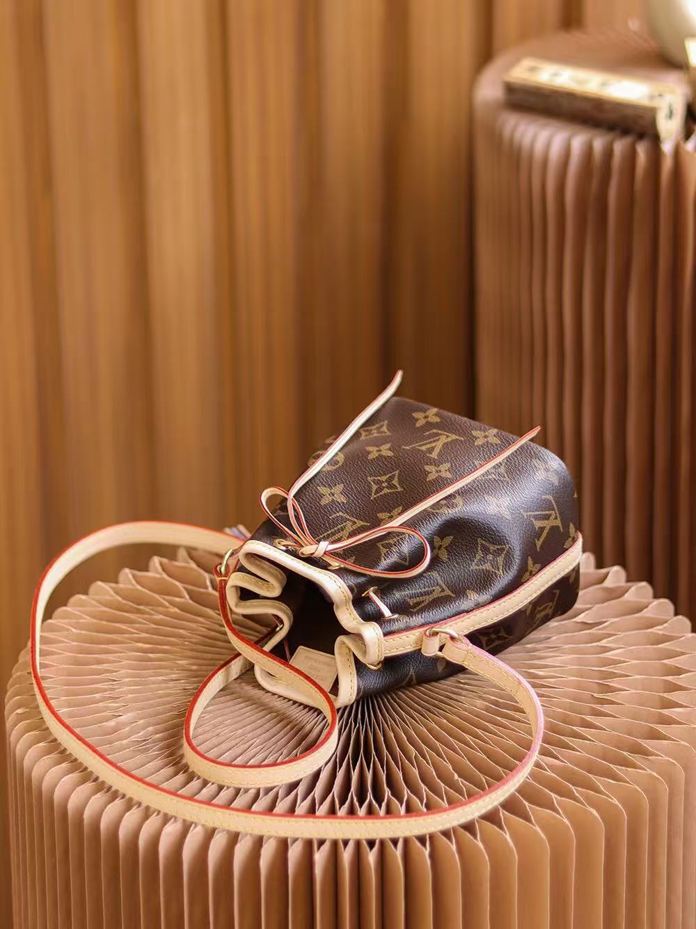 Louis Vuitton Classic Monogram Canvas Bucket Bag
