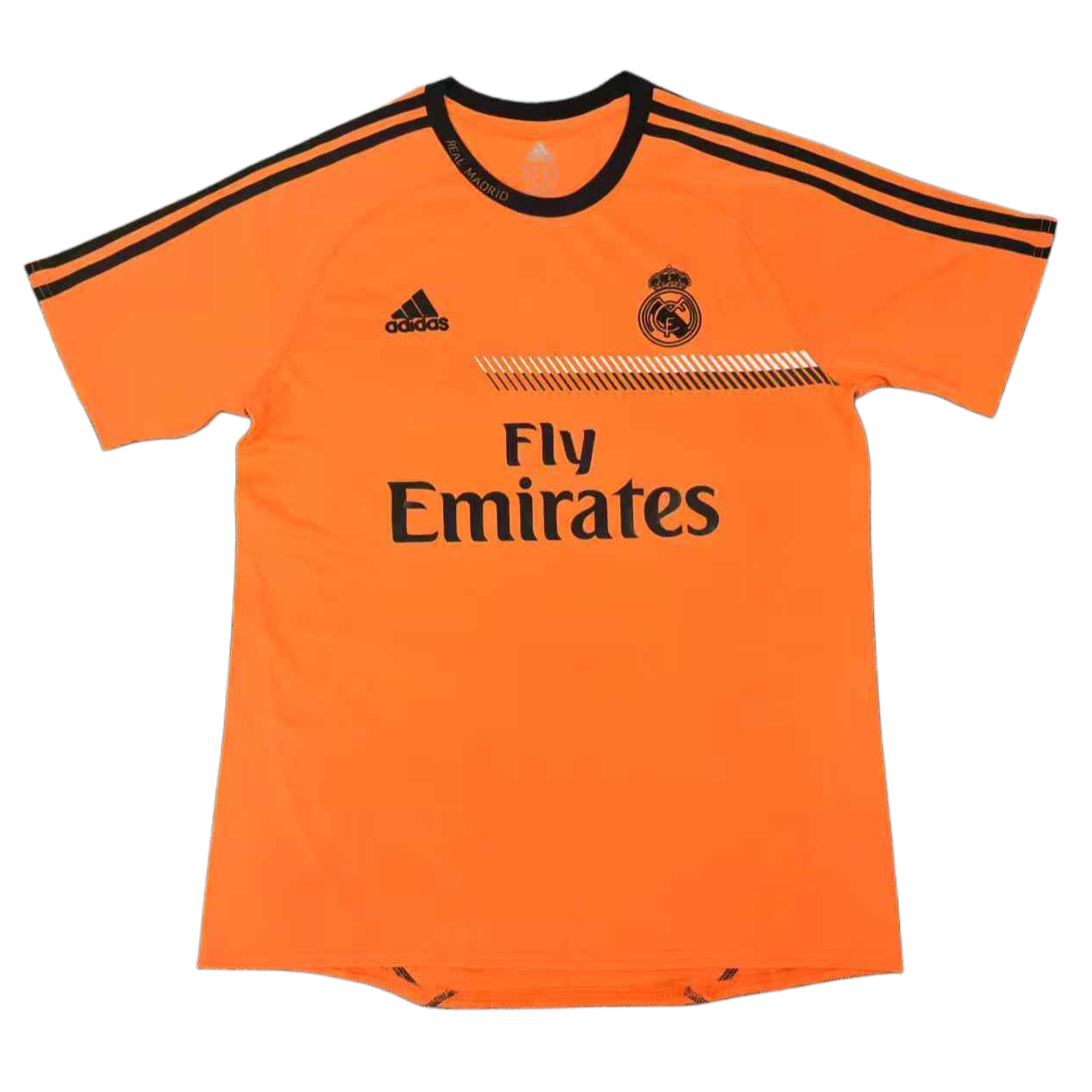 2013/14 Real Madrid Retro Short Sleeves Training Jersey - Orange