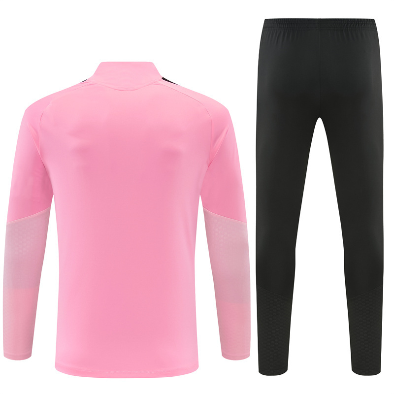 Adult/ Kids Miami 2627 Half Zippered Training Suit - Pink