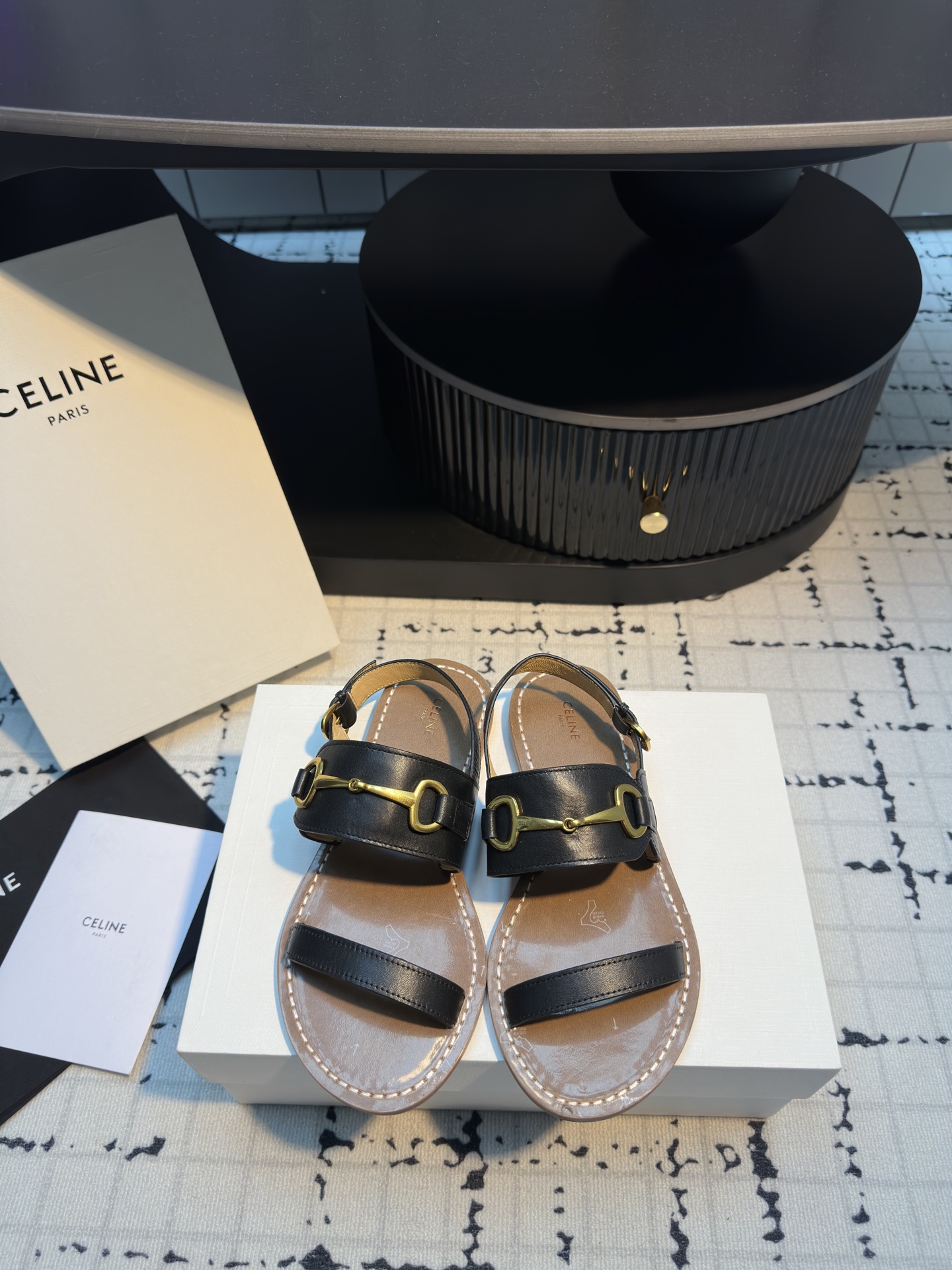 Celine Women's Leather Sandals