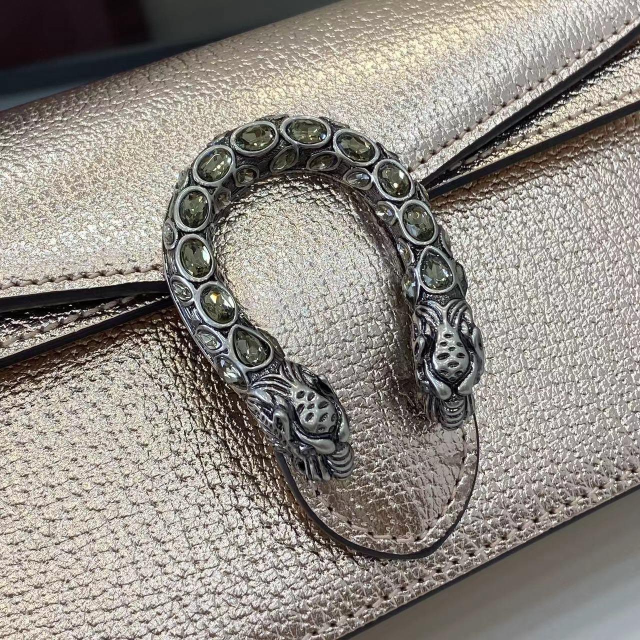 GUCCI rose gold crossbody bag