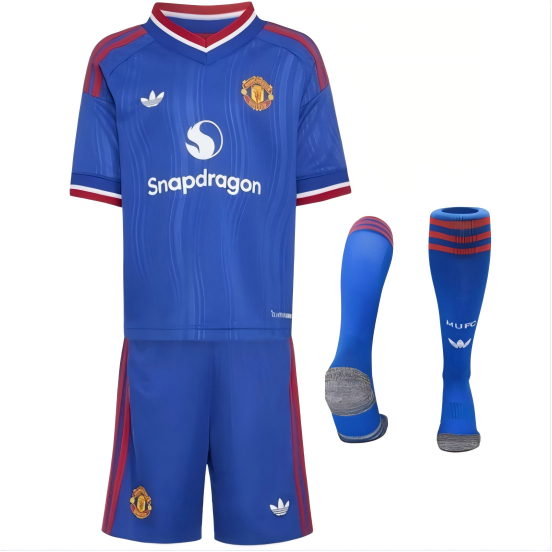Kids Manchester United Away Suit & Socks 26/27