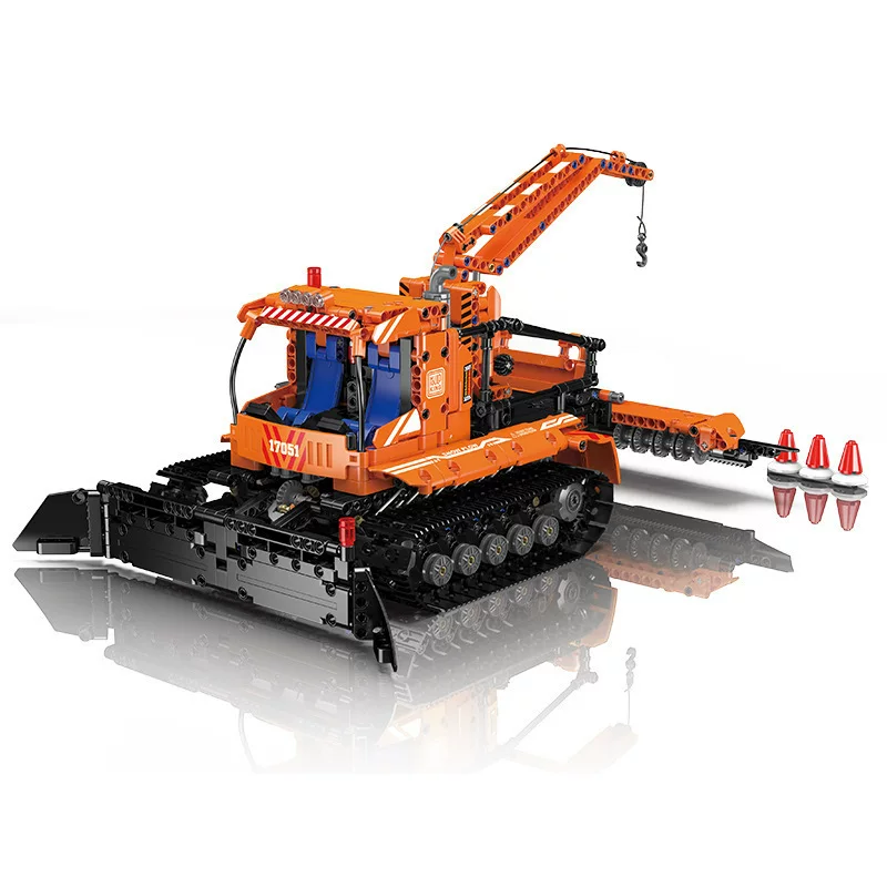 MOULD KING 17051 - Snowfield Engineering Vehicle(Dynamic Version)