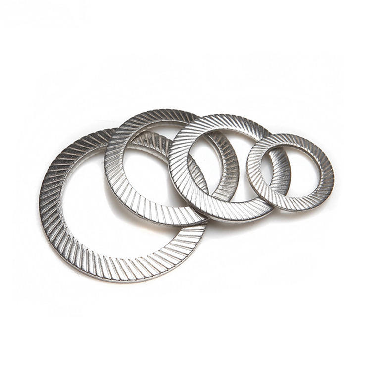 High Quality Yuhuang Brand Din9250 Anti-Loosening Stainless Steel Split Metric Wedge Spring Washer Flat Zinc Plated Finish M3